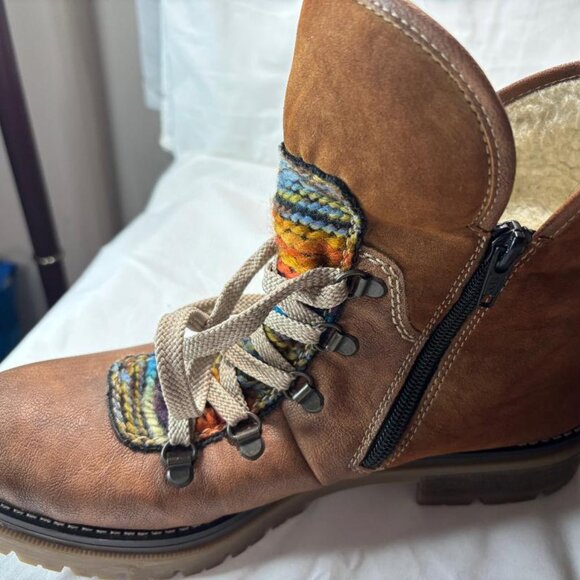 Rieker Boots Women  Zipper on inside of boots  Size 9 NEW - Picture 6 of 9